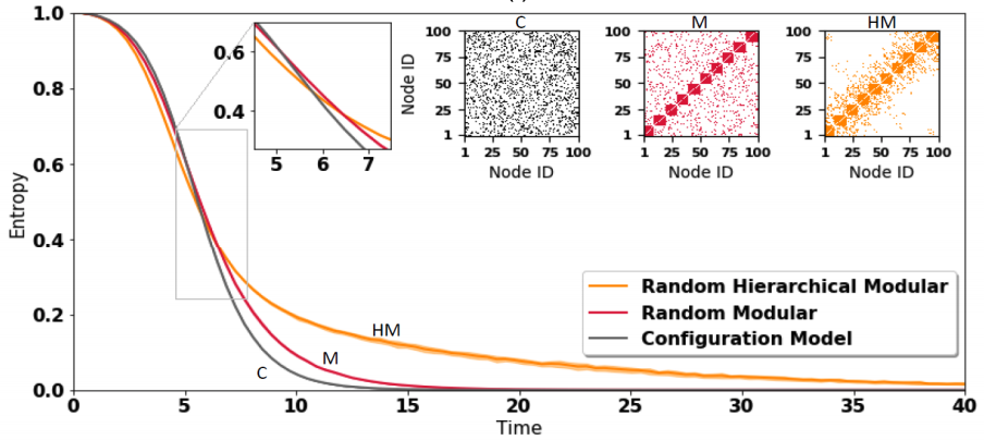 Modularity and hierarchy in terms of spectral entropy